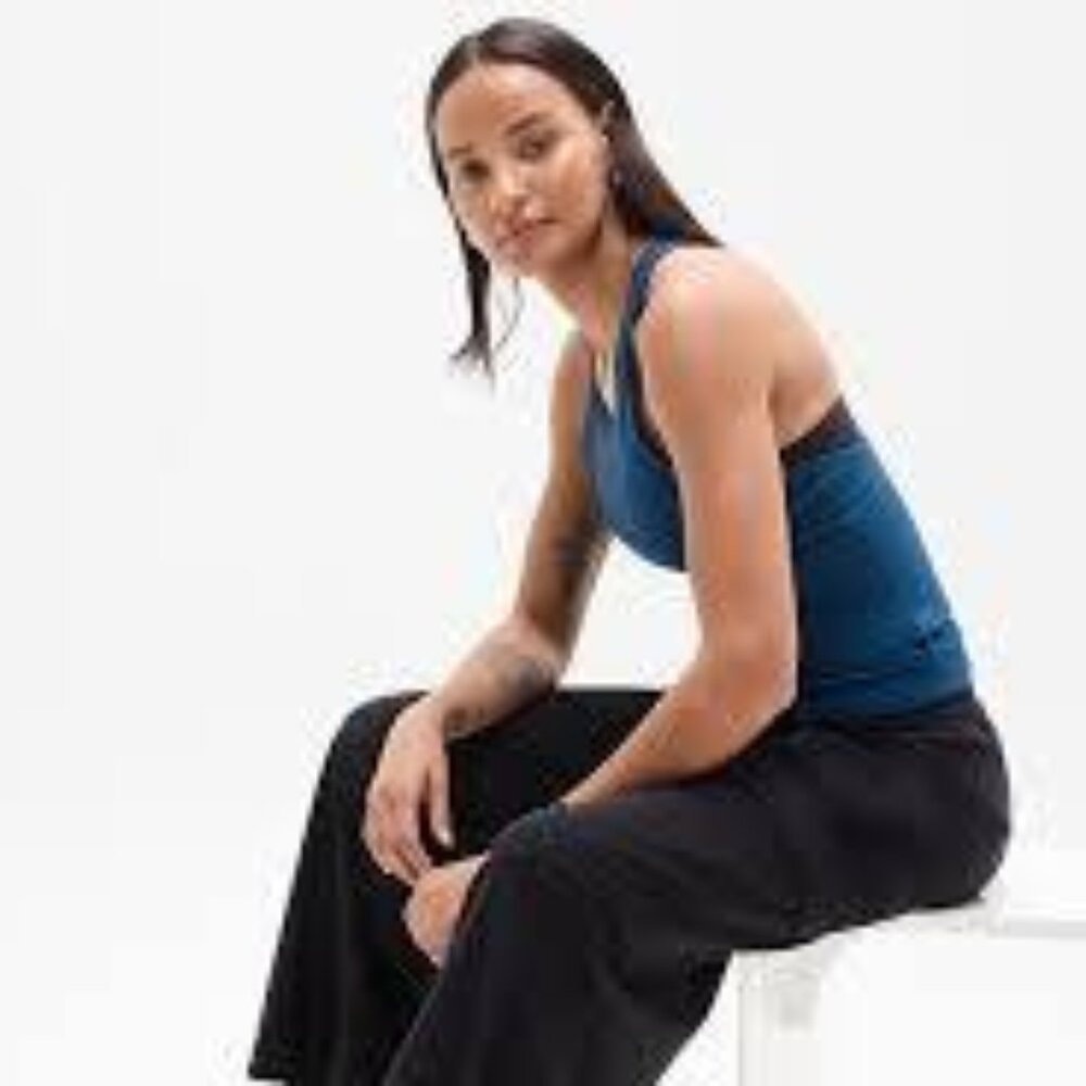 Athleta Deep Teal Racerback Tank - Picture 3 of 8